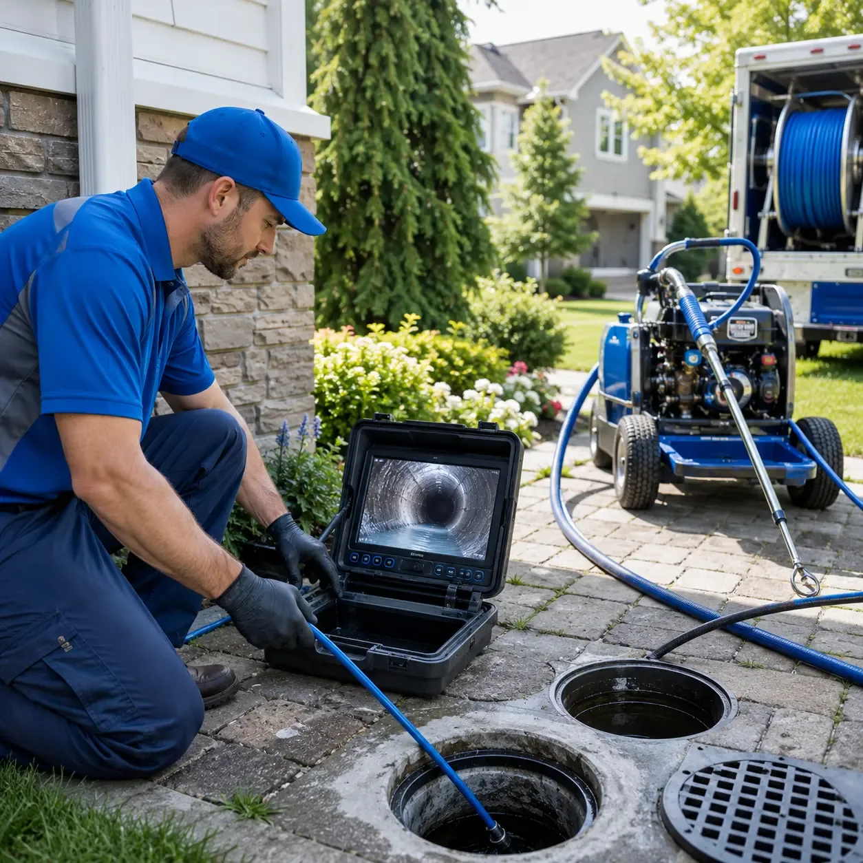 Outdoor drain cleaning professionals serving Nelson, WI